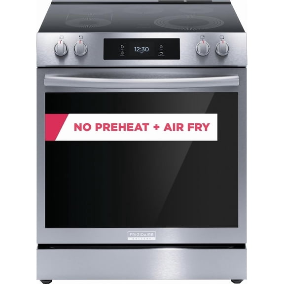 Frigidaire Gallery GCFE3060BF 30" Front Control Electric Range with Total Convection, Stainless Steel
