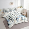 thumbnail image 3 of Castle Fairy Kids Snowman Rabbit 7pcs Bedding Comforter Set,Merry Christmas Queen Bedding Sets Super Cozy,Festival Xmas Queen Sheet Sets,Breathable Home Decor, 3 of 8