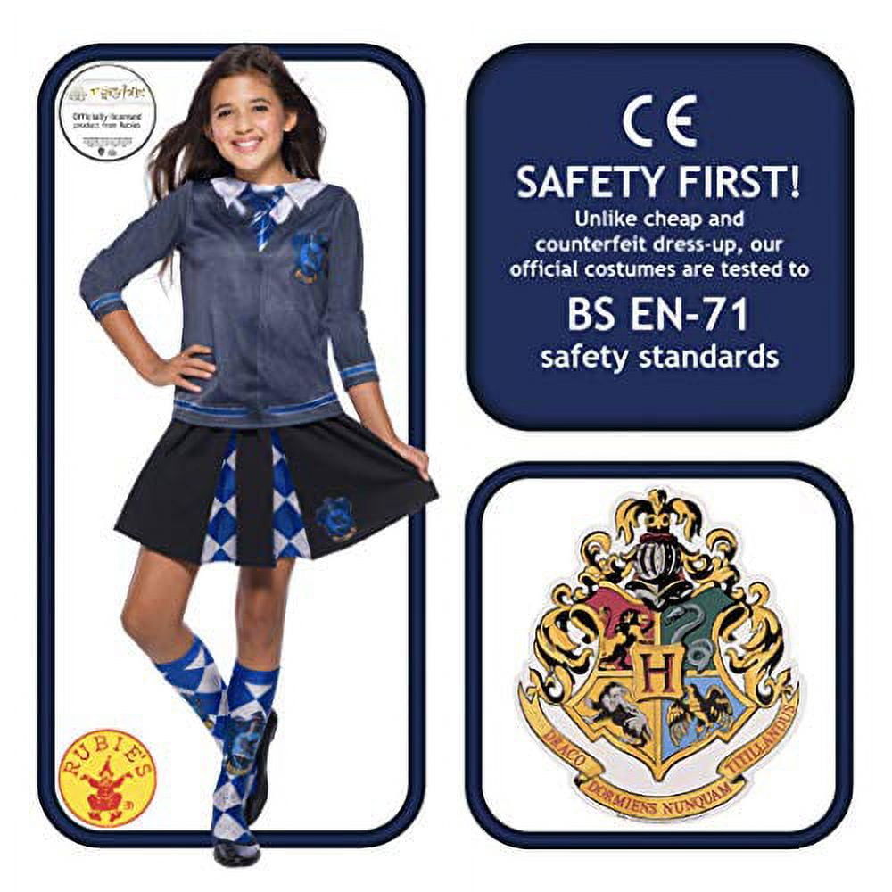 Rubies Harry Potter Ravenclaw Uniform Top Shirt Kids Halloween Costume  641272 - Fearless Apparel