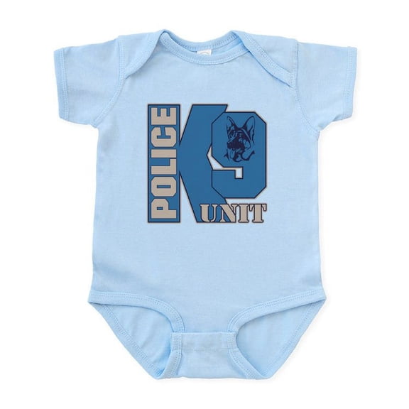 CafePress - Police K9 Unit Dog Infant Bodysuit - Baby Light Bodysuit, Size Newborn - 24 Months
