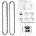 thumbnail image 3 of Replacement Kit for Dolphin Robot Pool Cleaner 9985006-R2 Rails & 6101611-R4 Rings Set Compatible with M400 S200, 3 of 5