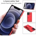 thumbnail image 2 of for iPhone 12 Mini Wallet Case for Women,Removable Adjustable Strap Crossbody Card Holders Cover Neck Strap Lanyard Purse Shoulder Strap w/Kickstand Purse Case for iPhone 12 Mini KB Red, 2 of 14