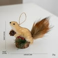 thumbnail image 2 of Christmas Squirrel Decoration Christmas Tree Pendant Party Decoration Cute Hairy Decorations,Festive Holiday Decor for Xmas Tree, Home Party Decoration, 2 of 2