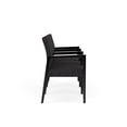 thumbnail image 5 of Pemberly Row Waiting Reception 3 Seat Tandem Seating Wood Frame in Black, 5 of 5