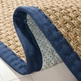 thumbnail image 5 of SAFAVIEH Natural Fiber Arbor Bordered Runner Rug, Natural/Navy Blue, 2'6" x 14', 5 of 10