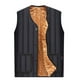 thumbnail image 2 of Chaleco para hombre de talla grande, de algodón, cálido y de terciopelo para invierno, 2 of 4