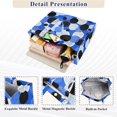 thumbnail image 3 of FORMRS Womens Corduroy Tote Bag Crossbody Shoulder Handbag with Pocket, Black Dot Pattern, 3 of 7