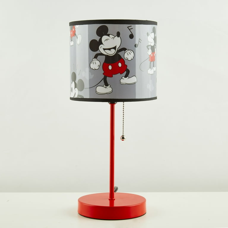 Disney Mickey Mouse 90th Anniversary Kids Room Stick Table Lamp