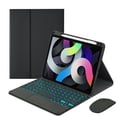 thumbnail image 2 of Case for iPad Air4 (10.9英寸)- Multiple Angle Viewing Folio Stand Cover with Pencil Holder，With Touch Keyboard and Bluetooth Mouse, 2 of 8
