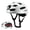White, variant on ROCKBROS Cycling Helmet Lighting Smart Remote Warning Light Control Helemt,Front/Tail/Turn Signal Light High-density Foaming One-piece Molding Safety Helmet