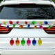 thumbnail image 4 of Pegatinas reflectantes de entramado de panal magnético con línea de bombillas navideñas, decoración navideña, pegatinas para puerta de garaje, refrigerador y coche, 4 of 6