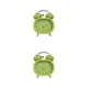 thumbnail image 1 of Reloj despertador Sidaley espejo de cristal sin garrapatas luces nocturnas, 1 of 6