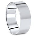thumbnail image 2 of Pompeii 8mm Flat High Polished Wedding Band 10K White Gold (,), 2 of 2
