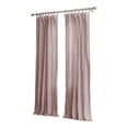 thumbnail image 4 of Peach & Oak Single Curtain Panel, Clover, Solid Pink with Circle Trim, 63 inch, 4 of 5