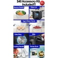 thumbnail image 3 of Yedi 9-in-1 Total Package Instant Programmable Pressure Cooker, Deluxe Accessory kit, Recipes, Pressure Cook, Slow Cook, Rice Cooker, Yogurt Maker, Egg Cook, Saut, Steamer, (Black), 3 of 6