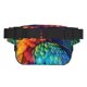 thumbnail image 3 of Fotbe Colorful Parrot Jungle Dream Cangurera Cuadrada con Estampado de Doble Capa, Bolsa de Cintura Ajustable Mini para Hombres y Mujeres, 3 of 9
