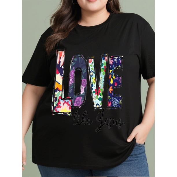 Words Floral Regular Size Picnic Novelties Top Tees Unisex Supplies Comfortable Comfy New Arrivals Sporty Career Marathon T Shirt Wedding Women Under Shirt Absorb Sweat Art New Arrivals Gift