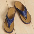 thumbnail image 4 of Samickarr Summer Slippers For Women Indoor And Outdoor Wide Women's Orthopedic Sandals Wedge Flip-flops Outer Beach Sandals Comfortable Shoes With Ergonomic Soles, 4 of 8