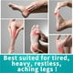thumbnail image 5 of KAWELL Calcetines de compresión para mujeres y hombres, calcetines hasta la rodilla con soporte de 15-20 mmHg para correr, enfermería, atletismo,5 Pairs-Multicoloured b,Small-Medium, 5 of 5