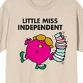thumbnail image 2 of Mr. Men And Little Miss Meme Little Miss Independent Crew Neck Short Sleeve Men's Natural T-shirt-XL, 2 of 3