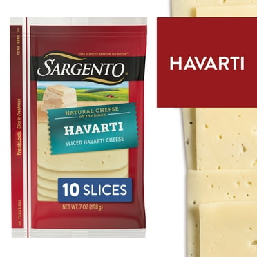 Sargento® Sliced Havarti Natural Cheese, 10 slices
