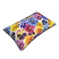 thumbnail image 3 of Balery The Garden Tricolor Pansy Flower Bedding Queen Pillow Cases - Envelope Closure - Soft Brushed Microfiber Fabric - Shrinkage and Fade Resistant Pillow Cases-20"x30", 3 of 9