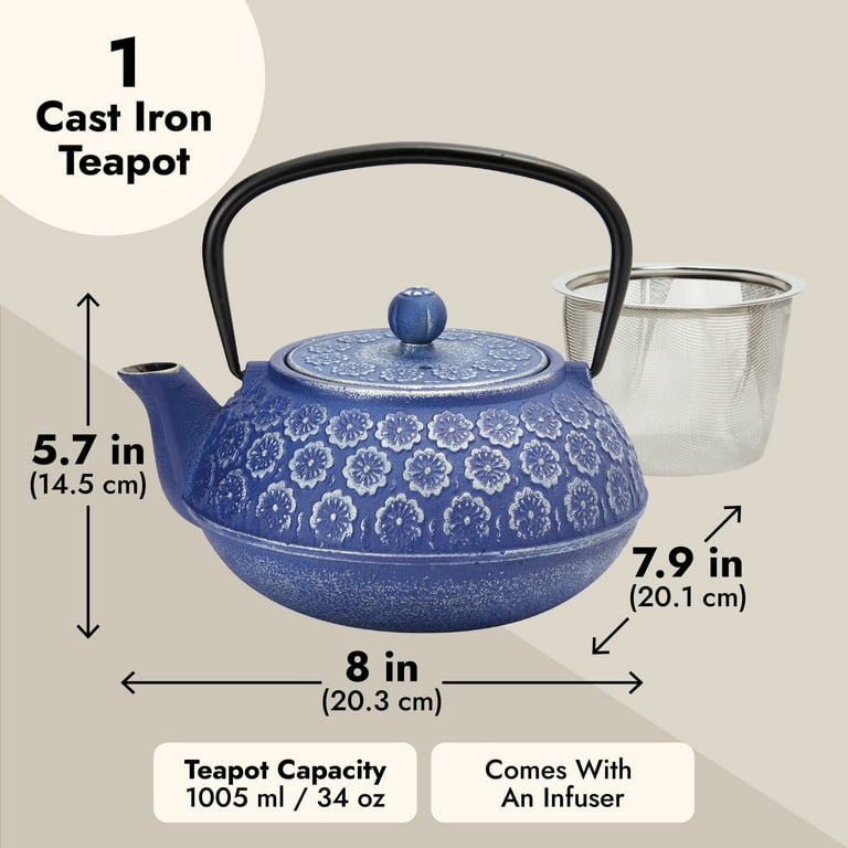Cast Iron Kettle Teapot