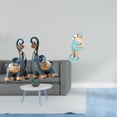 thumbnail image 2 of Figura De Resina Moderna De Elefante Y Dama De Playa, Escultura Decorativa, Arte Artesanal Coleccionable Para Escritorio, Estantería, Hogar, Oficina, Sala De Estar, Decoración, Regalos, 2 of 8