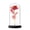 Red, variant on Crystal Rose Figurine with Vase, Exquisite Romantic Glass Rose Flower Gifts for Women - Wedding Party Collectible Figurines Home Table Centerpiece Decorations, 1Pc, Multicolor(Red,3x1.5x4.1")