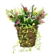 thumbnail image 5 of Flores artificiales de bienvenida, señal de primavera, porche de verano, puerta delantera, cesta colgante, corona de flores silvestres para jardín,, 5 of 10