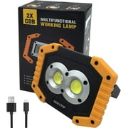LED Work Light 20W Portable Lighting, IP65 Waterproof Emergency Lamp Job Site Lighting suport AA Battery