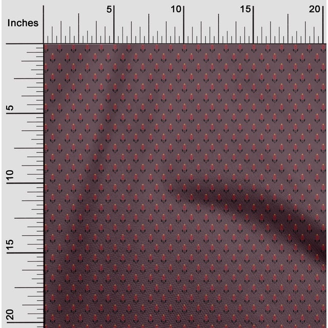 oneOone Cotton Cambric Fabric Arrow Geometric Print Fabric BTY 56 Inch Wide