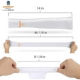 thumbnail image 3 of ARMORAY Arm Sleeves for Men Women Basketball Golf Running Football Cycling WHITE W/THUMBHOLE (2 Pairs), 3 of 5