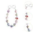 thumbnail image 2 of Llavero con cuentas jinwen adorno para bolso azul, 2 of 5