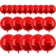 thumbnail image 1 of Globos de aluminio PartyWoo rojos, 20 unidades, diferentes tamaños, con cinta, 1 of 6