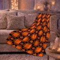 thumbnail image 6 of Autumn Buffalo Plaid Maple Leaf Living Room autumn celebration, Warm Flannel Blanket for Living Room and Reading Nook, Festive autumn celebration Scene, Art Lovers autumn celebration Gift, 6 of 9