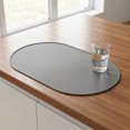 thumbnail image 2 of Unique Bargains 6 Pack Silicone Placemats for Kitchen Dining Table Decor Dark Gray 21"x11", 2 of 7