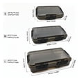 thumbnail image 3 of Waterproof Fishing Tackle Box Capacity Fishing Accessories Tool Storage Box Fish Hook Lure Fake ,Versatile Storage, 3 of 7
