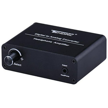 Tendak Digital to Analog Converter Portable DAC Headphone Amplifier AMP Support Coaxial/ Toslink / SPDIF / Optical to 3.5mm & Analog L/R