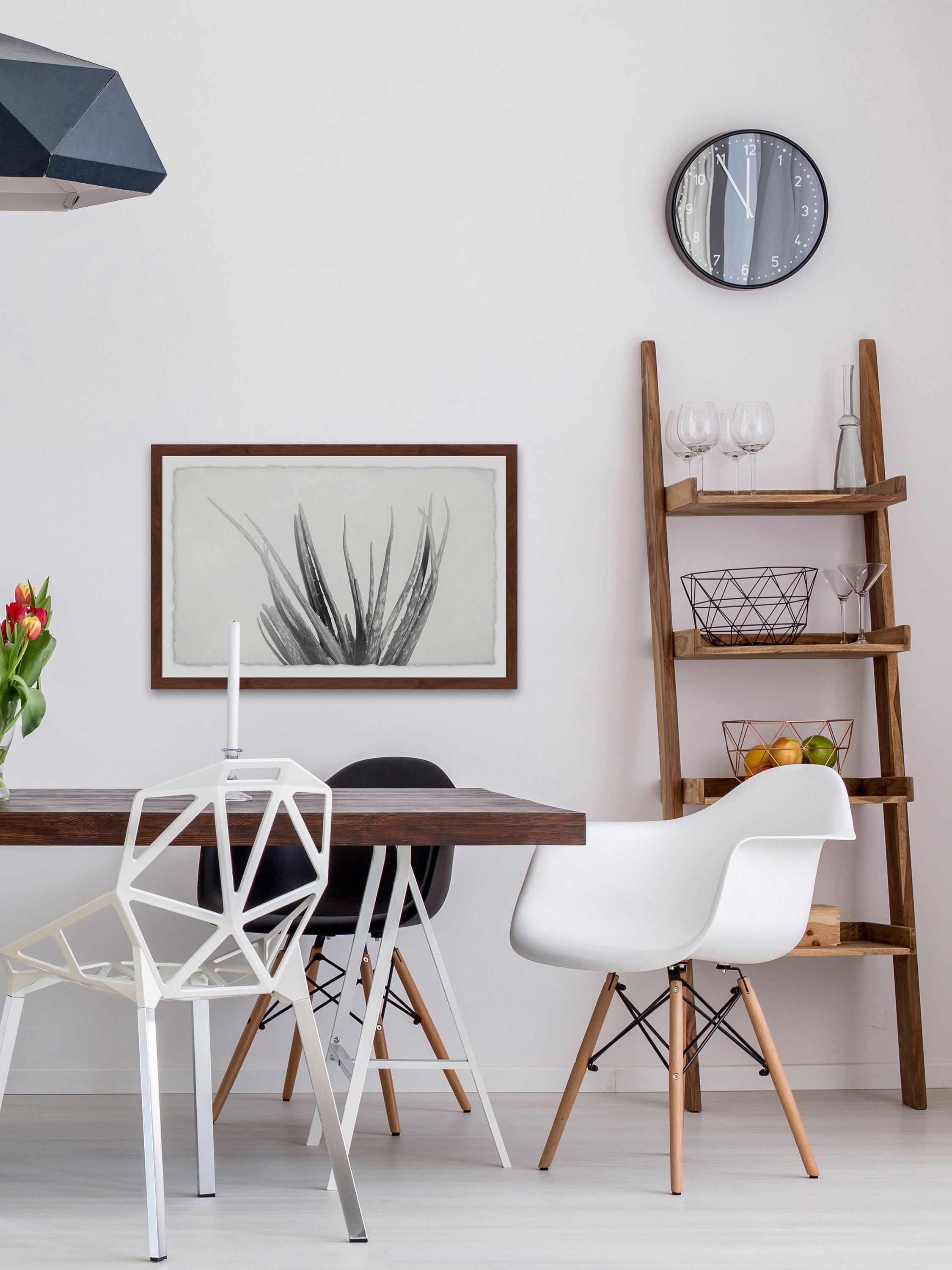 Thin Stems Framed Painting Print