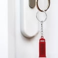thumbnail image 3 of llaveros de aleación de Londres con forma de cabina telefónica, llaveros de viaje, recuerdo de coche, llavero para bolso, cartera, teléfono móvil, colgante, 3 of 8