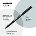 thumbnail image 5 of Uni-ball Onyx Roller Ball Stick Dye-Based Pen (3 Color Set), 5 of 5