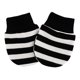 thumbnail image 1 of Guardurnaity Manoplas para bebés Sensación cómoda Guantes para recién nacidos Estilo clásico Diseño considerado Accesorios para bebés guantes y mitones raya blanca negra, 1 of 6