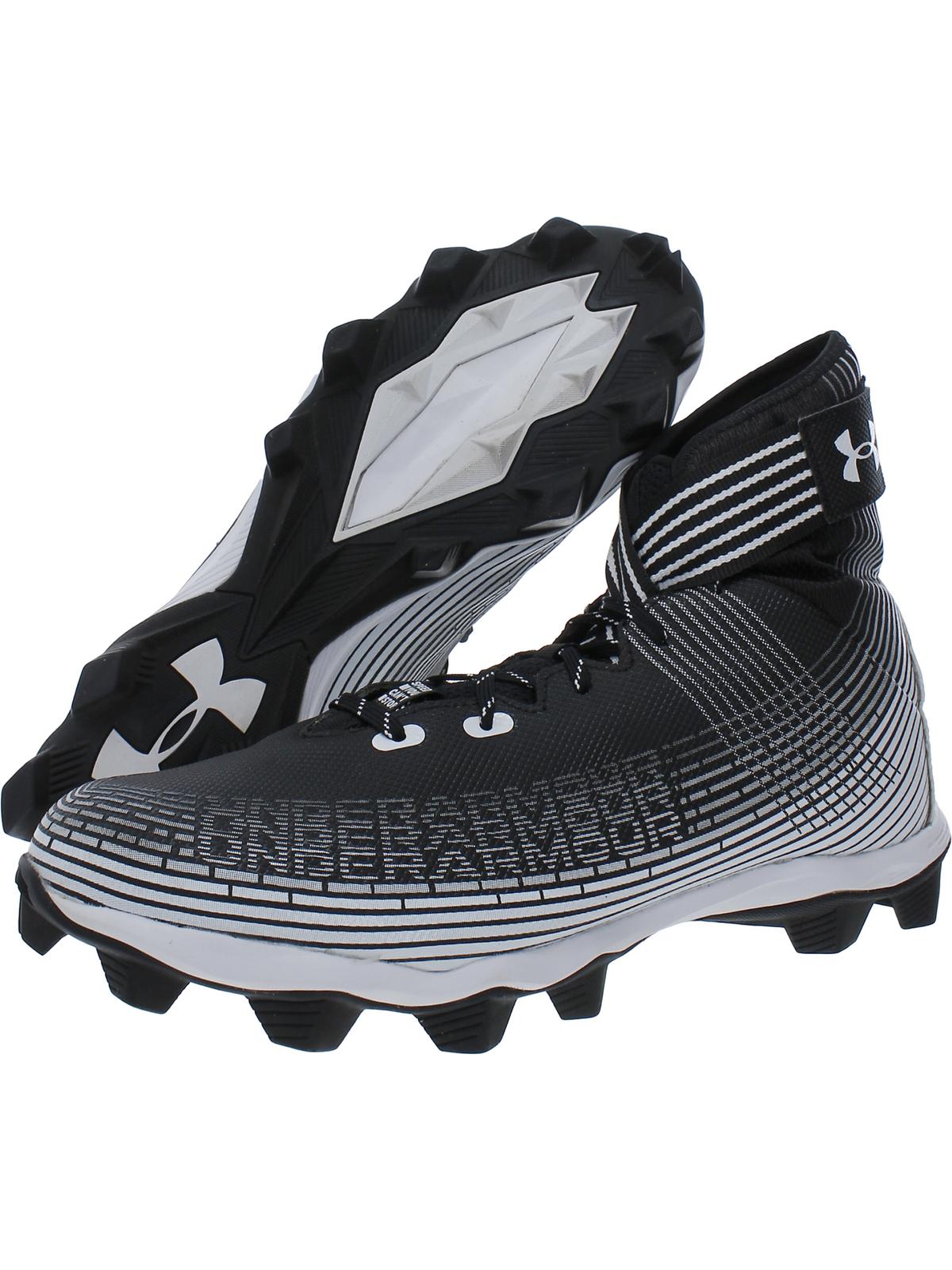 Under Armour Football Cleats Shoes Mens Size 12 Black White High Top 3023718-003 Under Armour Men main image 2