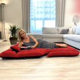 thumbnail image 3 of Umbrauto Inflatable Car Camping Trunk Bed Sleeping Pad with Electric Air Pump and Air Mattress, Red, 3 of 7