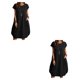 thumbnail image 2 of Vestido de poliéster Sonducket para mujer informal de verano con bolsillos Negro S, 2 of 6
