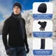 thumbnail image 4 of Gorros Bufandas Y Guantes Para Abrigarse Set Unisex 3 Piezas, 4 of 7