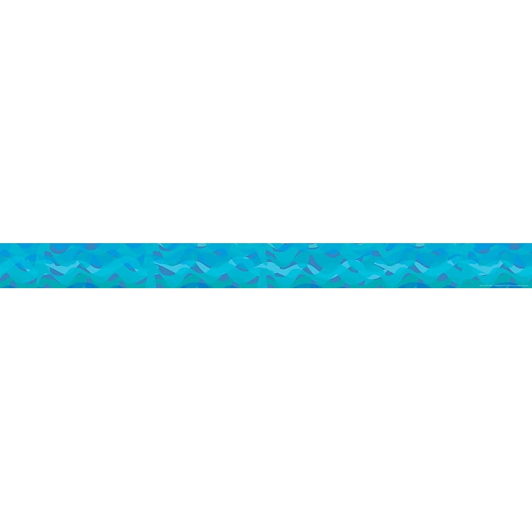 Barker Creek Sea & Sky Orca Whale Border - Double-Sided Bulletin Board Trim 35 Feet