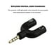 thumbnail image 3 of Seitruly Divisor de audio de 3,5 mm Tipo U Interfaz de conector estéreo 2 en 1 Convertidor de sonido Auriculares Altavoces Accesorios para tabletas negro Type3 NO3, 3 of 6