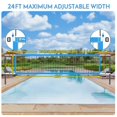 thumbnail image 3 of Juego de redes de voleibol para piscina Olybeaka, ajustable de 4,5 a 7,5 m, 3 of 6
